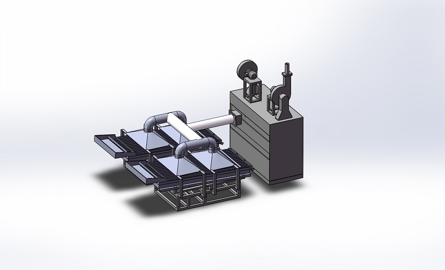 6CSC-30F热风杀青理条机